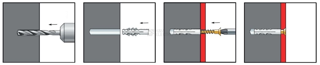 Obrázek produktu Hmoždinka stavební HM 8 MMx50 Tichopádek 1000729 (200ks) 1