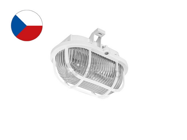 Obrázek produktu  Svítidlo Panlux OVAL PLAST SOP-60/B 60W E27 bílá IP44 1