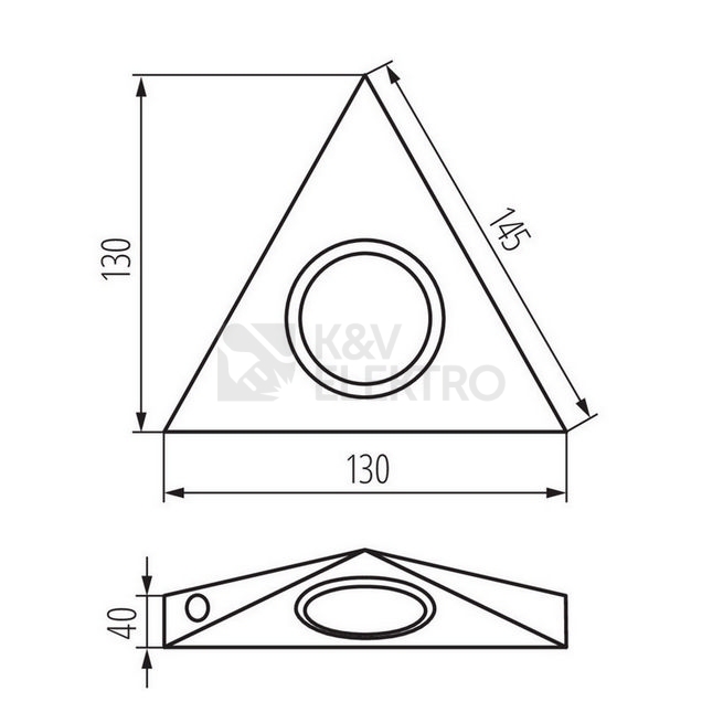 Obrázek produktu Nábytkové svítidlo Kanlux ZEPO LFD-T02/S-C/M 04386 2