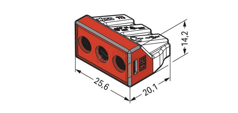 Obrázek produktu Svorka WAGO 773-173 3x6 2