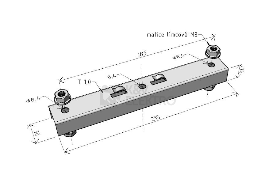 Obrázek produktu Podpěra žlabu Arkys Merkur 2 PZM 150 GZ ARK-216015 1