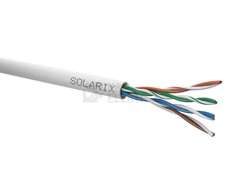 Obrázek produktu  UTP kabel Solarix SXKD-5E-UTP-PVC šedý metráž 0