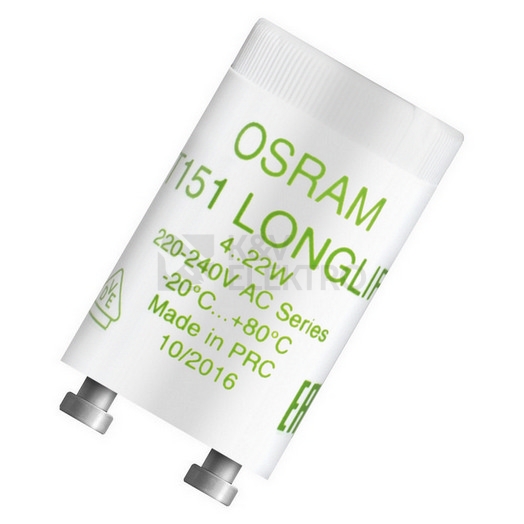 Obrázek produktu Startér OSRAM ST151 SERIAL L4...22W LONGLIFE 3