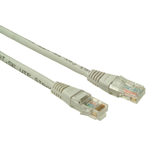 Síťový datový kabel Solarix C5E-155GY-3MB CAT5E UTP 3m (patchkabel)