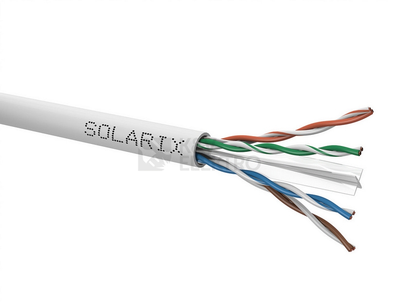 Obrázek produktu  UTP kabel Solarix SXKD-6-UTP-PVC šedý metráž 0