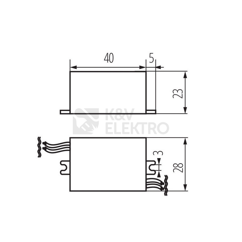 Obrázek produktu LED driver Kanlux ADI 350 1-3W 350mA DC 01440 1