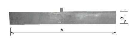 Obrázek produktu Zemnící deska ZD 01 /2000x250/ s navařenou zemnící páskou TREMIS V475 0