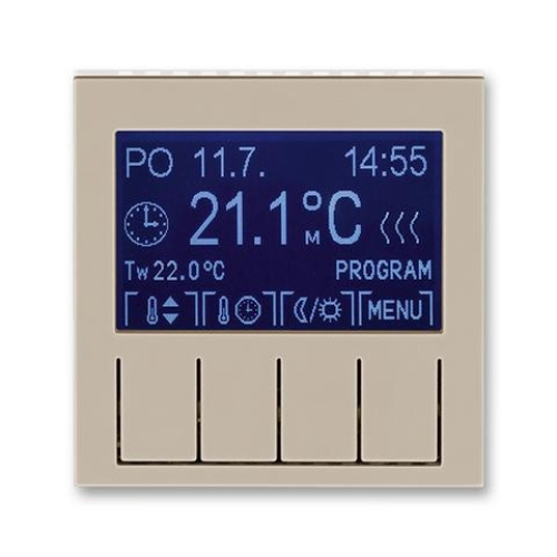 ABB Levit termostat pokojový macchiato/bílá 3292H-A10301 18 programovatelný