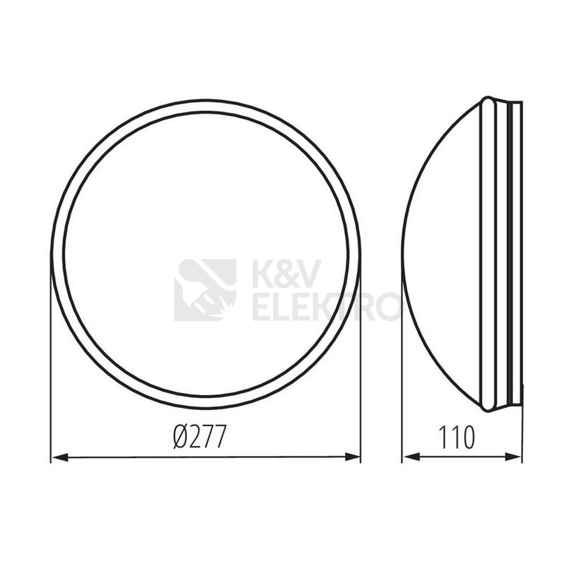 Obrázek produktu Svítidlo Kanlux PIRES ECO DL-25O NS E27 IP44 19001 1