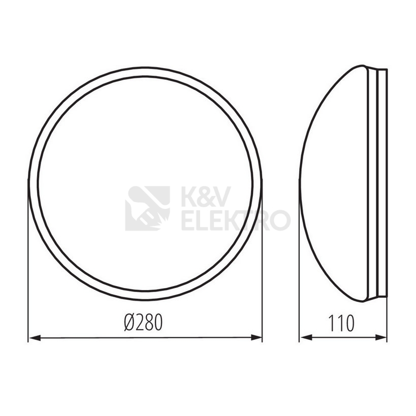 Obrázek produktu Svítidlo Kanlux PIRES DL-60O NS 60W E27 IP44 sklo matné 08811 3