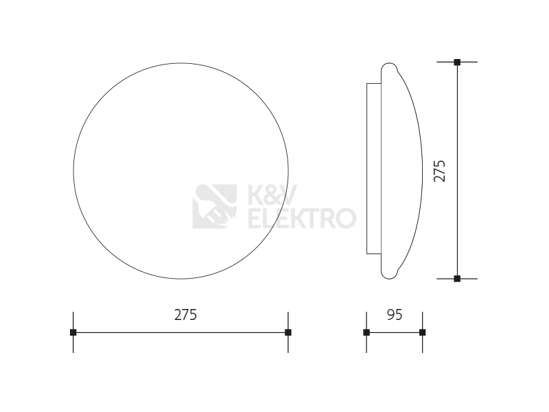 Obrázek produktu Náhradní sklo pro svítidlo LEDMED PLAFONIERA LM09000014 2