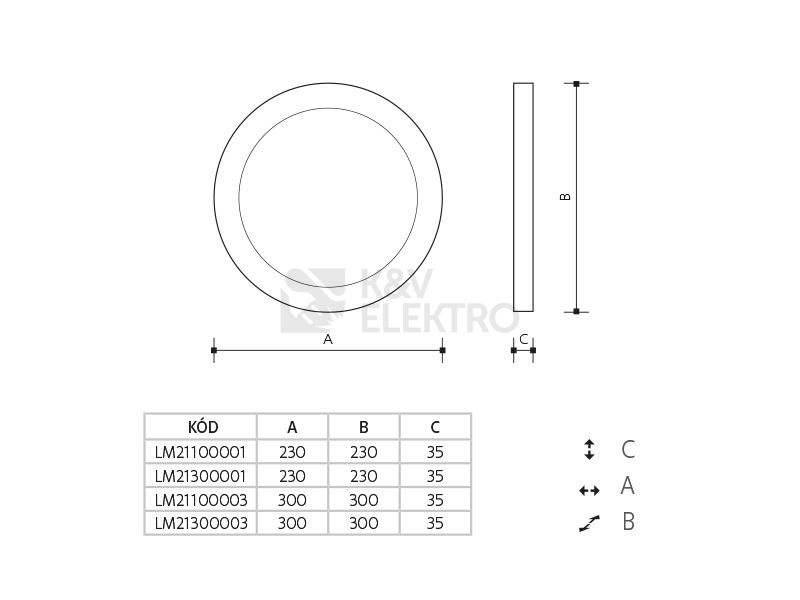 Obrázek produktu  LED svítidlo LEDMED Mounted 18W neutrální bílá 4000K LM21300001 1