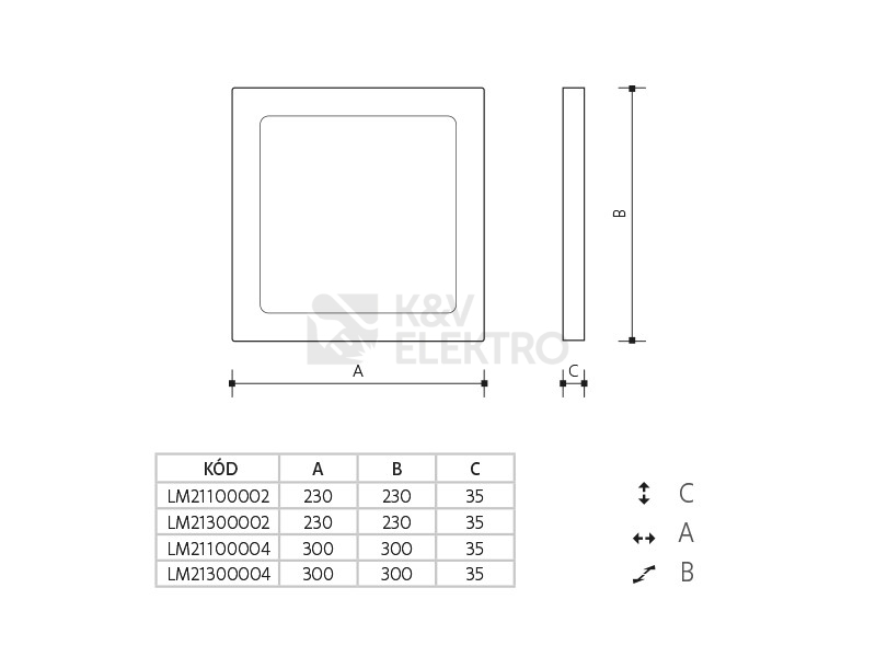 Obrázek produktu  LED svítidlo LEDMED Mounted 18W neutrální bílá 4000K LM21300002 1