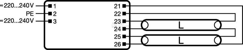 Obrázek produktu Elektronický předřadník OSRAM QTP-OPTIMAL 2X54-58/220-240 2