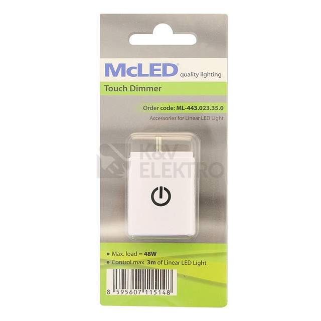 Obrázek produktu  Dotykový stmívač k lineárnímu LED svítidlu McLED ML-443.023.35.0 2