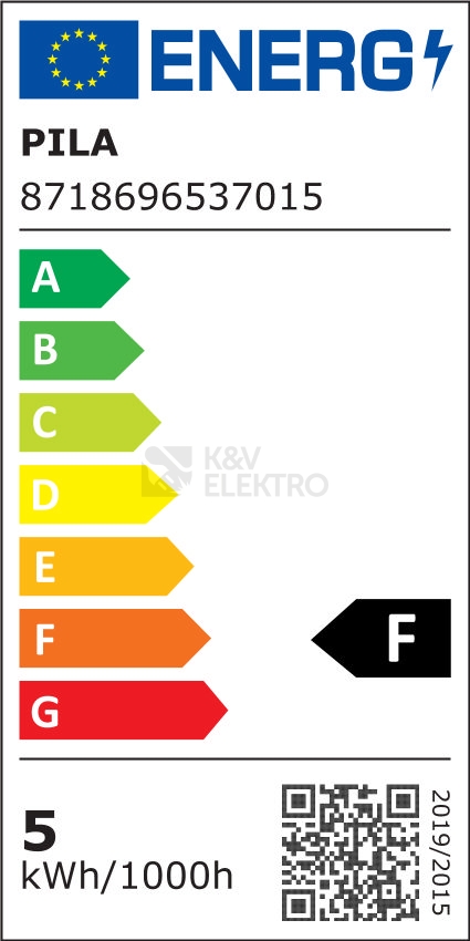 Obrázek produktu LED žárovka GU10 PILA MV 4,7W (50W) neutrální bílá (4000K), reflektor 60° 2