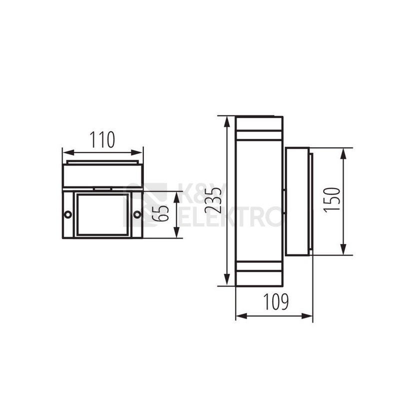 Obrázek produktu Svítidlo Kanlux ZEW EL-235J-B GU10 IP44 černá 22440 6