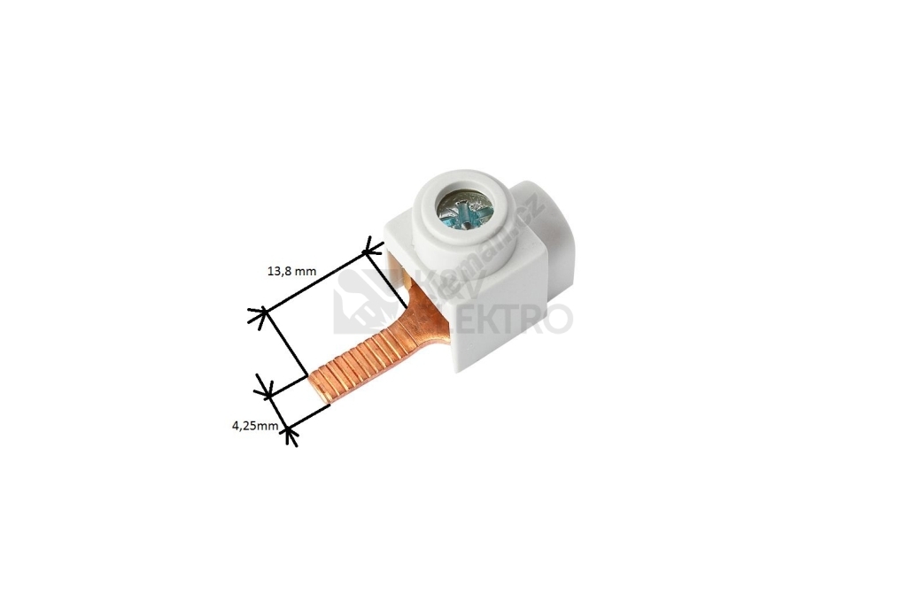 Obrázek produktu Svorka připojovací Eleman AS/25-Si pro Cu 1x25mm2 60.001.1124 1000493 1