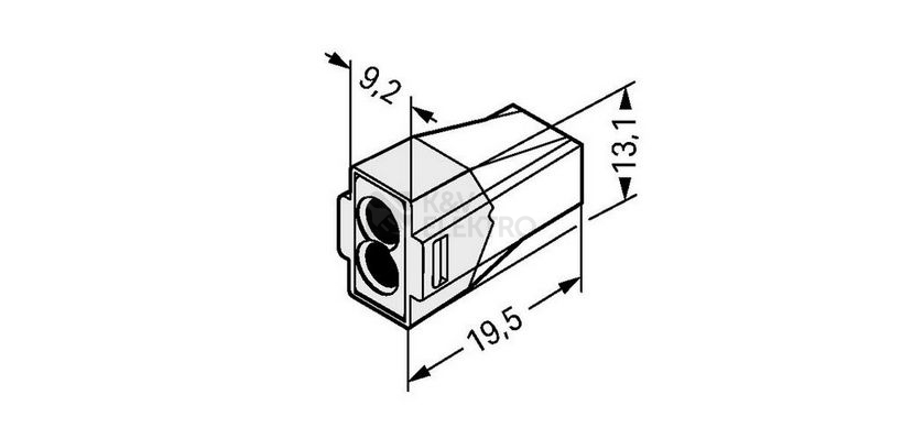 Obrázek produktu Svorka WAGO 773-602 2x4 2