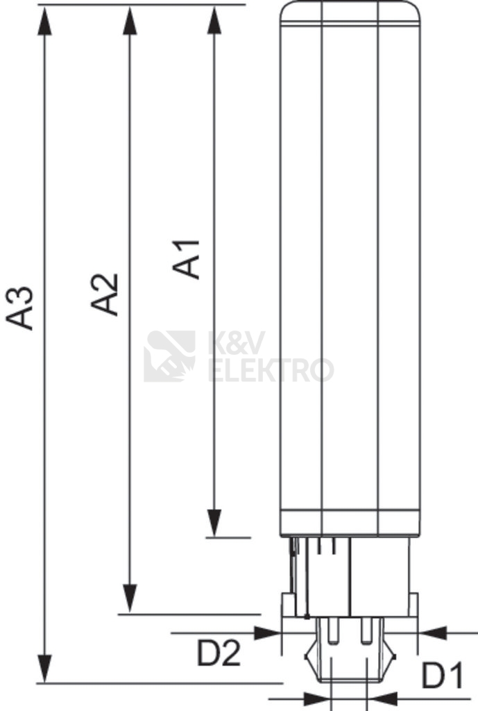 Obrázek produktu  LED žárovka G24q-3 Philips PLC 9W (25W) teplá bílá (3000K) rotační patice 2