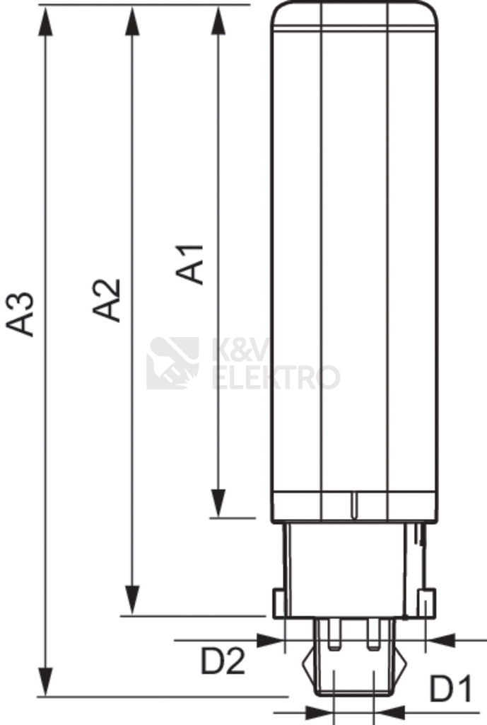 Obrázek produktu  LED žárovka G24q-2 Philips PLC 6,5W (18W) teplá bílá (3000K) rotační patice 2