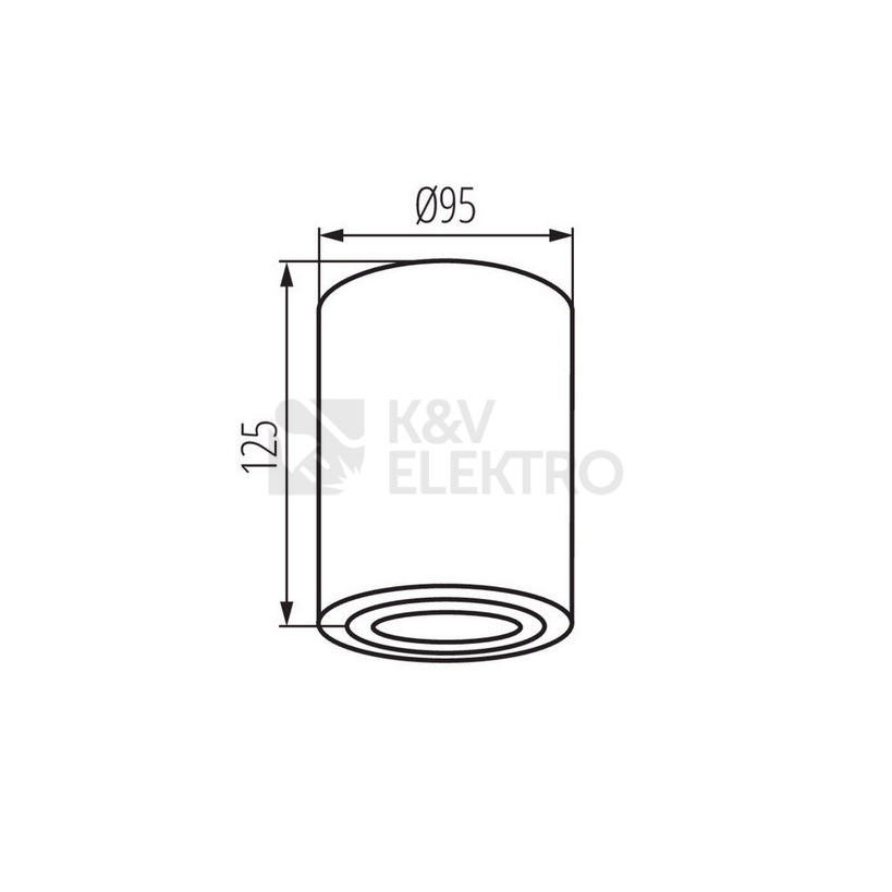 Obrázek produktu Svítidlo Kanlux BORD DLP-50-W bílá 22551 2