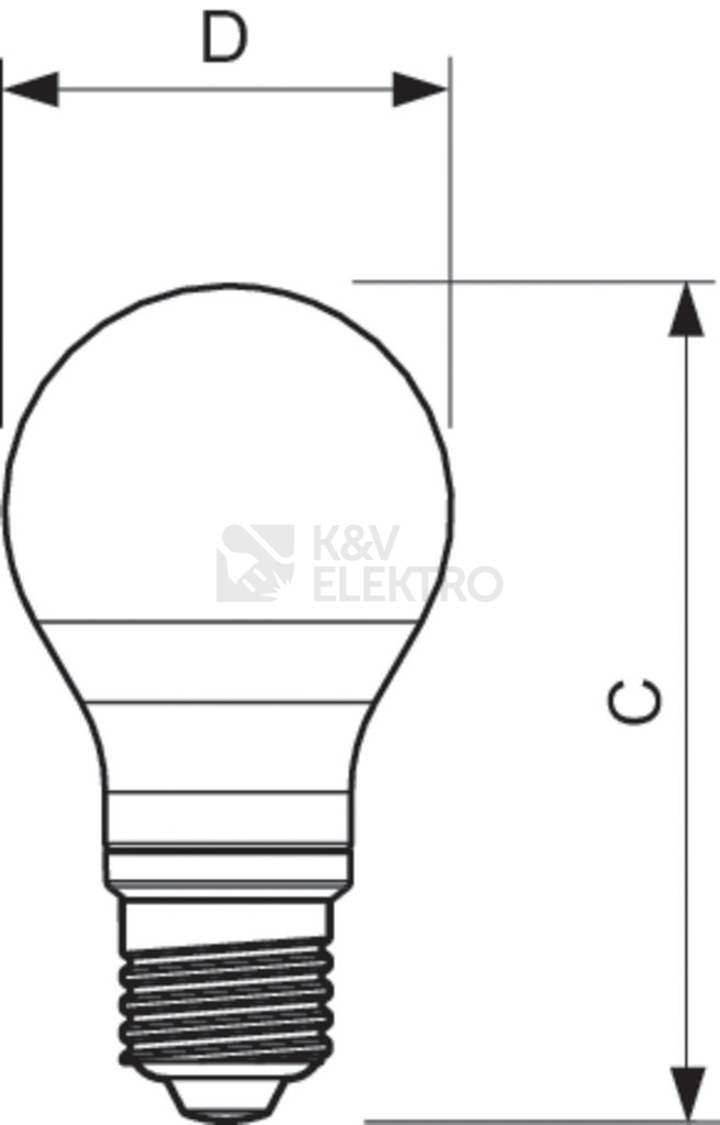 Obrázek produktu LED žárovka E27 Philips A60 CLA FR 7W (60W) teplá bílá (2700K) 2