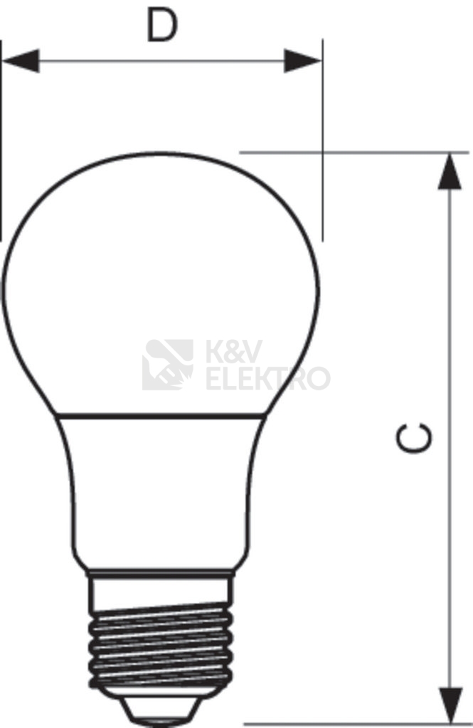 Obrázek produktu LED žárovka E27 Philips A60 5W (40W) teplá bílá (3000K) 2