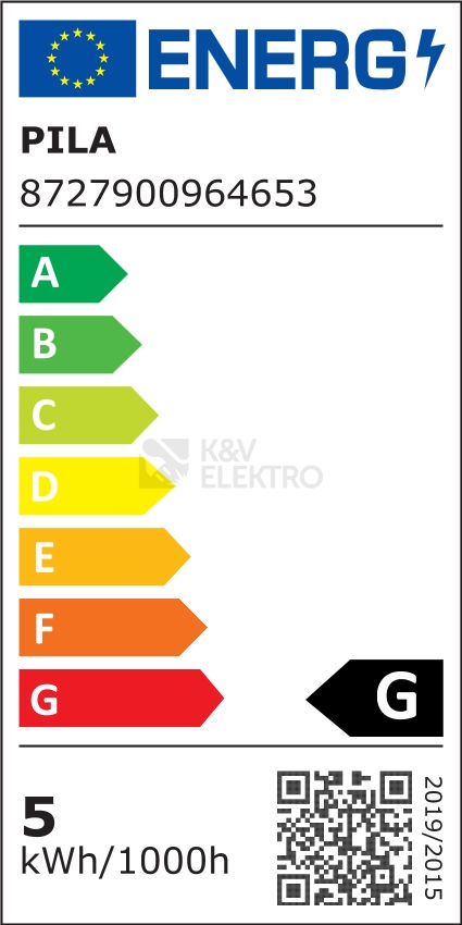 Obrázek produktu LED žárovka GU5,3 PILA LV 4,5W (35W) teplá bílá (2700K), reflektor 12V 36° 1