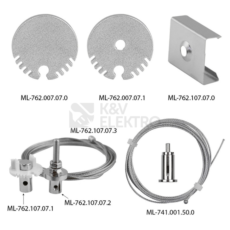 Obrázek produktu Závěsný hliníkový profil McLED ZX 21mm s mléčným difuzorem 2m ML-761.007.07.2 1