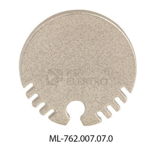 Koncovka LED profilu ZX bez otvoru stříbrná McLED ML-762.007.07.0
