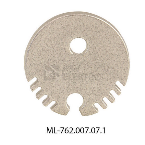 Koncovka LED profilu ZX s otvorem stříbrná McLED ML-762.007.07.1