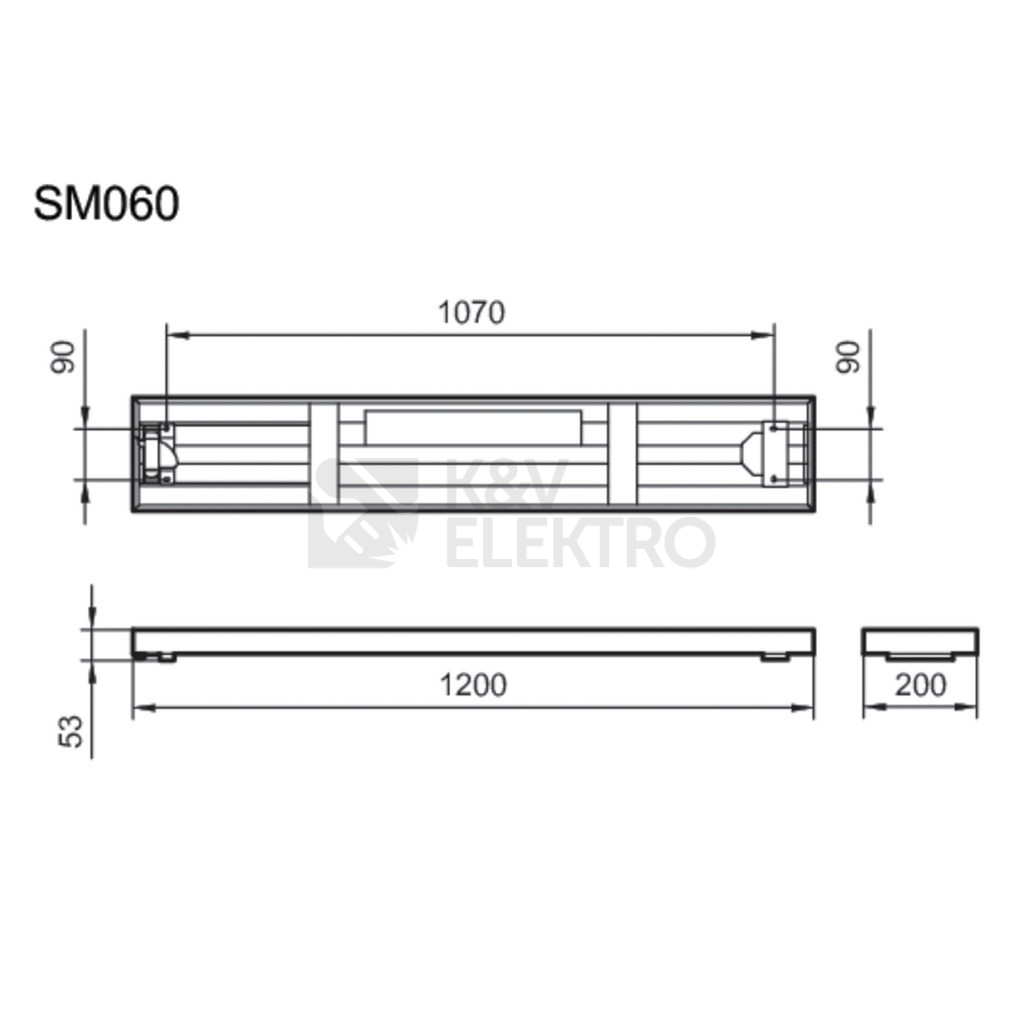 Obrázek produktu LED svítidlo Philips SM060C LED32S/840 PSU W20L120 36W 3200lm 4000K neutrální bílá 1