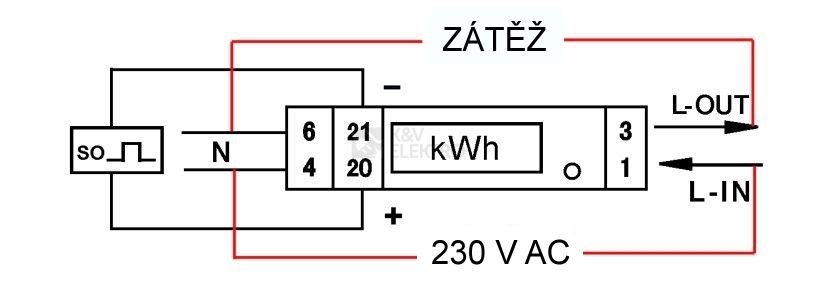 Obrázek produktu Elektroměr Eleman DDS353 50A MID 1mod. LCD 1F. 1tarif 1008811 2