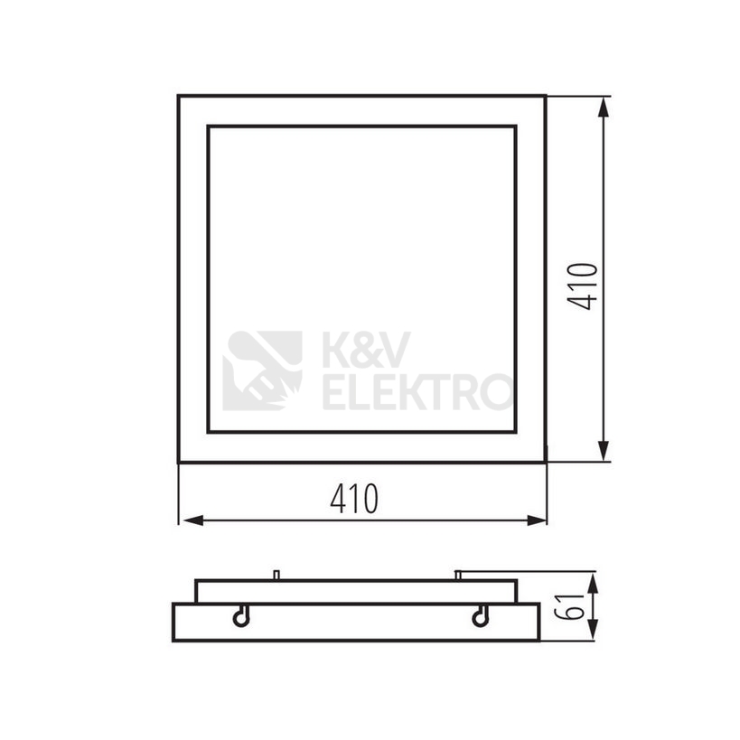 Obrázek produktu Stropní LED svítidlo Kanlux TYBIA LED 38W-NW-SE s pohybovým čidlem neutrální bílá 4000K 24641 3