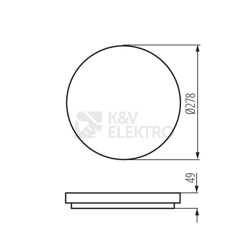 Obrázek produktu Svítidlo Kanlux VARSO LED 18W-WW-O 18W teplá bílá 3000K IP54 26440 10