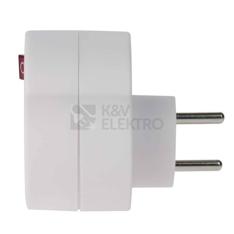 Obrázek produktu  Rozdvojka EMOS P0062 2x kulatá s vypínačem bílá 2