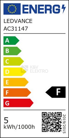 Obrázek produktu LED žárovka E27 OSRAM CLA FR 5,5W (40W) studená bílá (6500K) 5