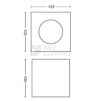 Obrázek produktu Bodové LED svítidlo Philips Box 50491/31/P0 3,5W 500lm 2200-2700K teplá bílá, stmívatelné 3