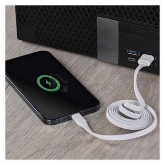 Obrázek produktu Kabel USB/Lightning iPhone EMOS SM7013W 2.0 A/M - i16P/M 1m bílý 8