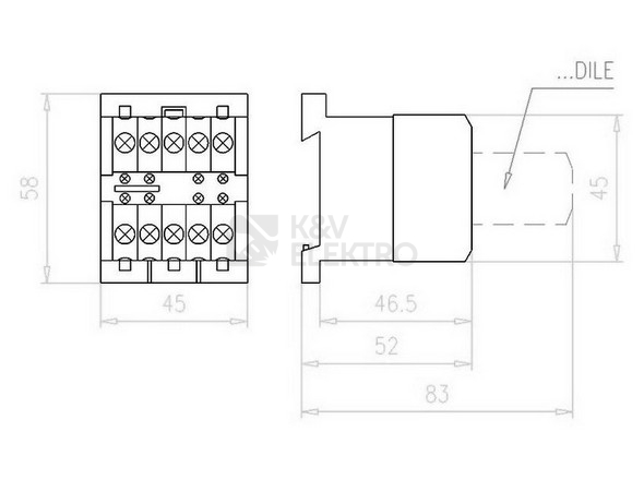 Obrázek produktu Ministykač EATON DILEM-01-EA(230V50HZ,240V60HZ) 1V 230V 9A 1