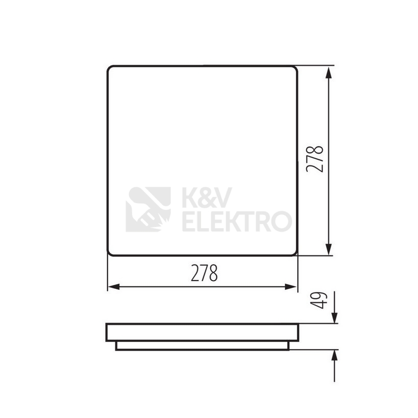 Obrázek produktu Svítidlo Kanlux VARSO LED 18W-NW-L-SE IP54 18W neutrální bílá 4000K s pohybovým čidlem 26980 5