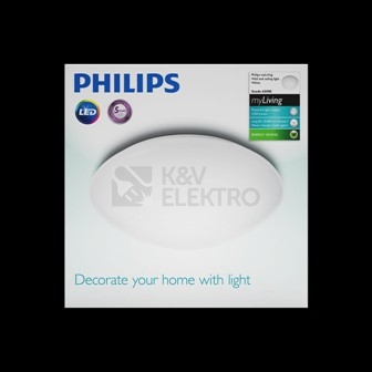 Obrázek produktu Nástěnné a stropní LED svítidlo Philips Suede 31802/31/EO průměr 38cm 2700K teplá bílá 3