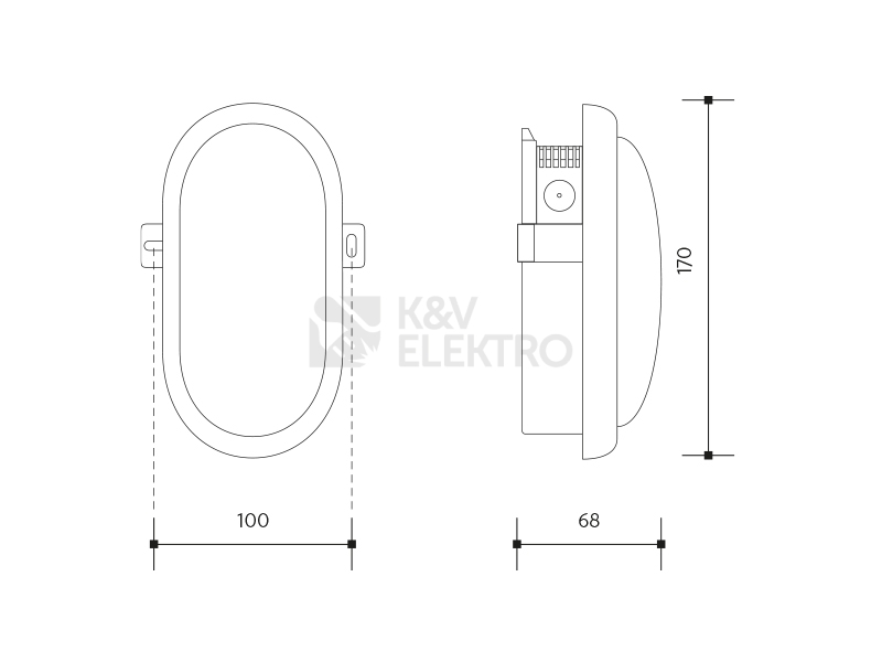 Obrázek produktu Svítidlo LEDMED OVAL LED 5W IP54 neutrální bílá 4000K LM31300004 3