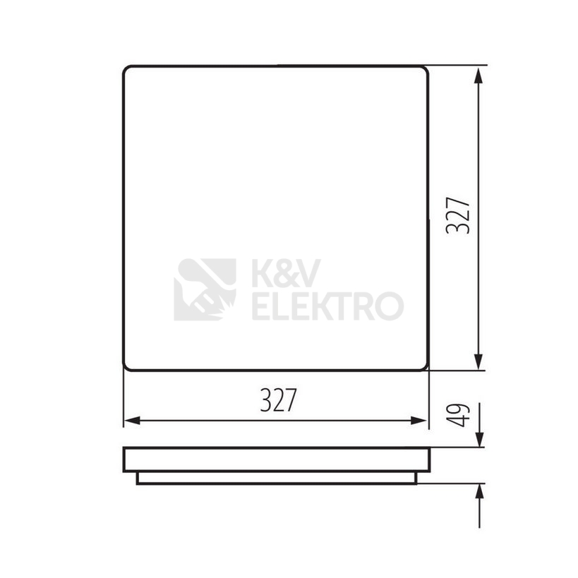 Obrázek produktu Svítidlo Kanlux VARSO LED 24W-NW-L-SE IP54 24W neutrální bílá 4000K s pohybovým čidlem 26983 9