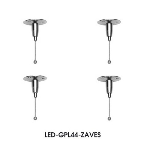 Závěs pro LED panely Ecolite LED-GPL44-ZAVES set 4ks délka 1m