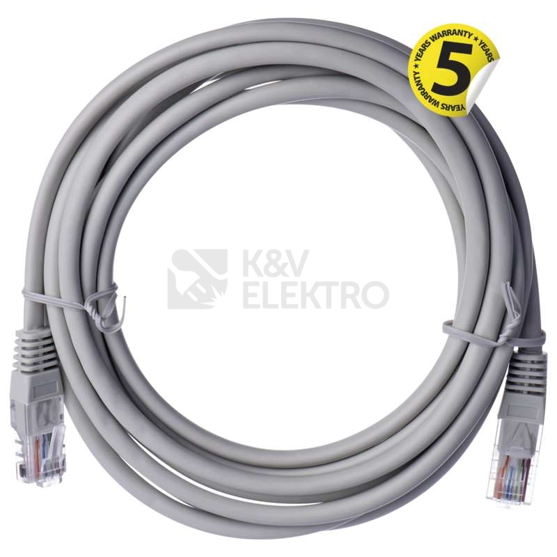 Obrázek produktu Síťový datový kabel EMOS S9124 CAT.5E UTP 3m (patchkabel) 2