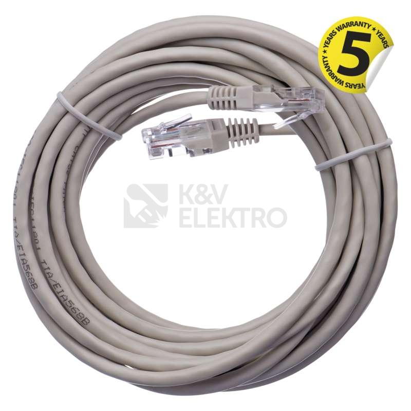 Obrázek produktu Síťový datový kabel EMOS S9125 CAT.5E UTP 5m (patchkabel) 2