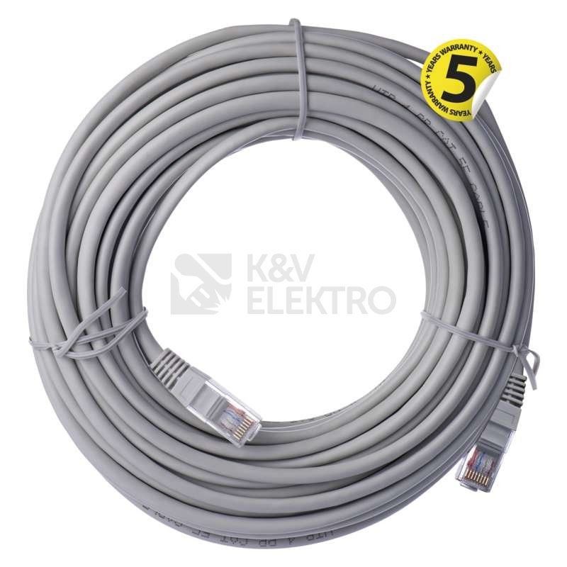 Obrázek produktu Síťový datový kabel EMOS S9127 CAT.5E UTP 15m (patchkabel) 2