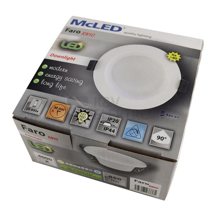 Obrázek produktu  LED podhledové svítidlo McLED Faro RN10 10W 4000K IP44 ML-412.132.32.0 7
